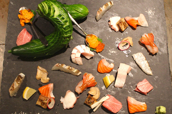 sashimi platter